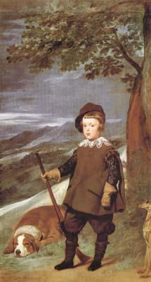 Diego Velazquez Portrait du Prince Baltasar Carlos en costume de chasse (df02) France oil painting art